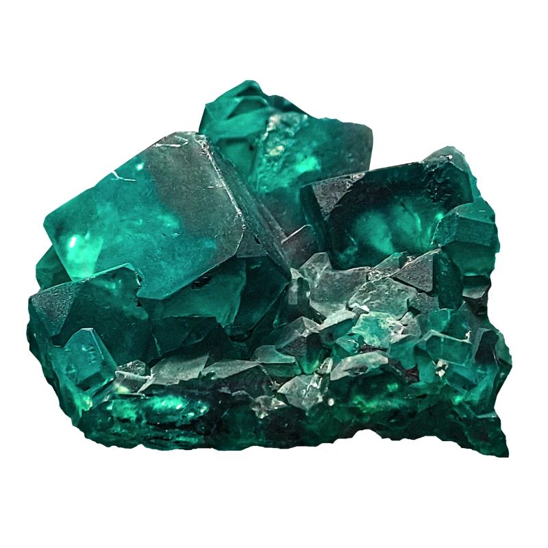 Cristal minéral de spath fluor vert fluorite