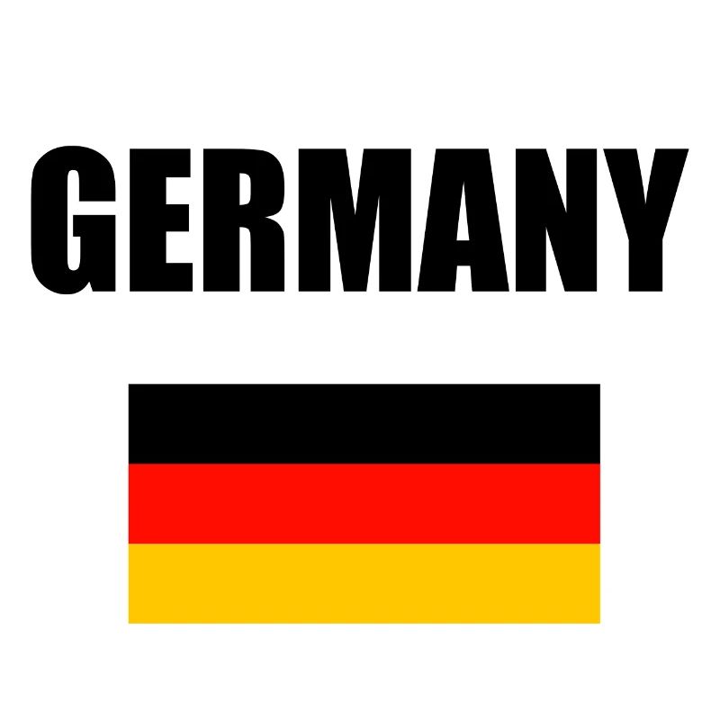 L’Allemagne avec le design du drapeau