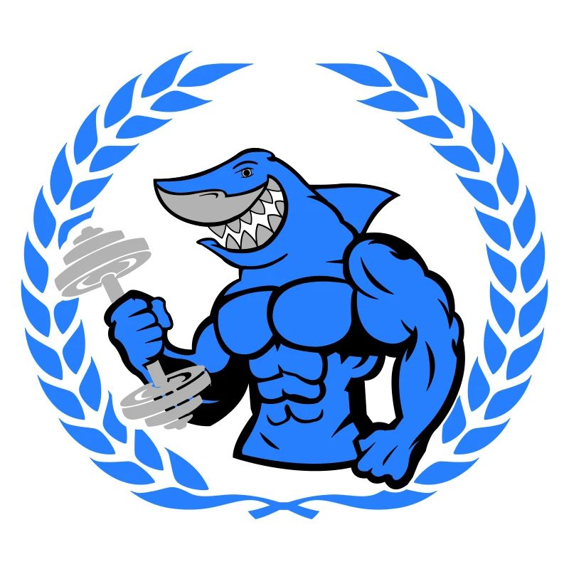 Haltère de musculation requin requin