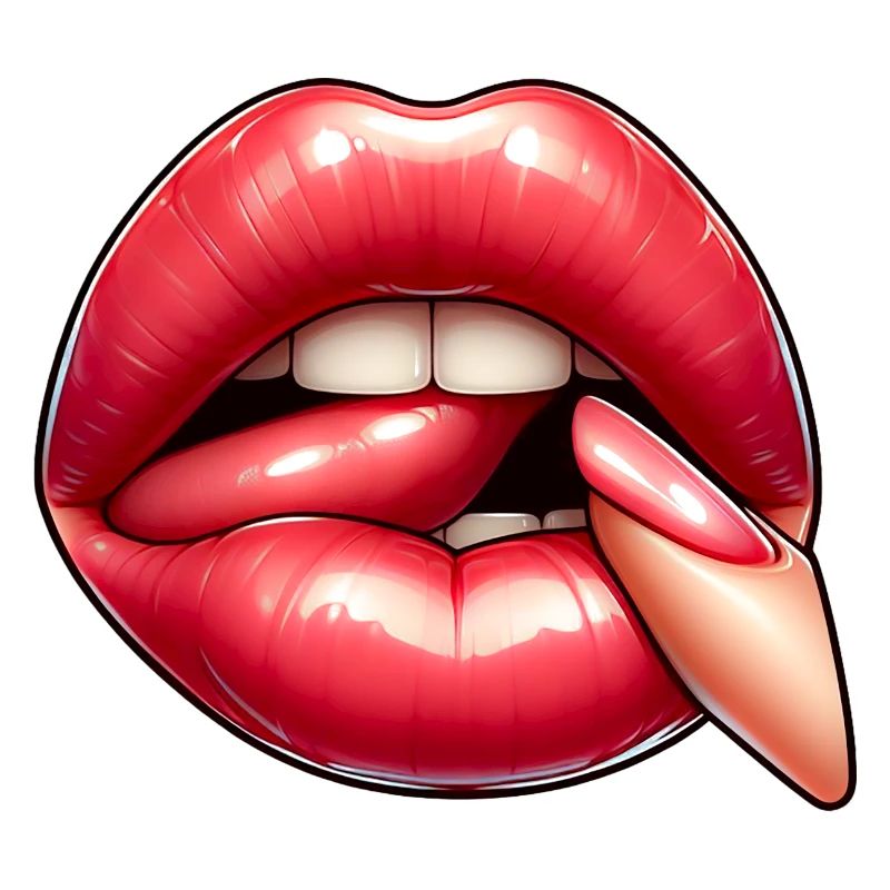 Attractive pink lip