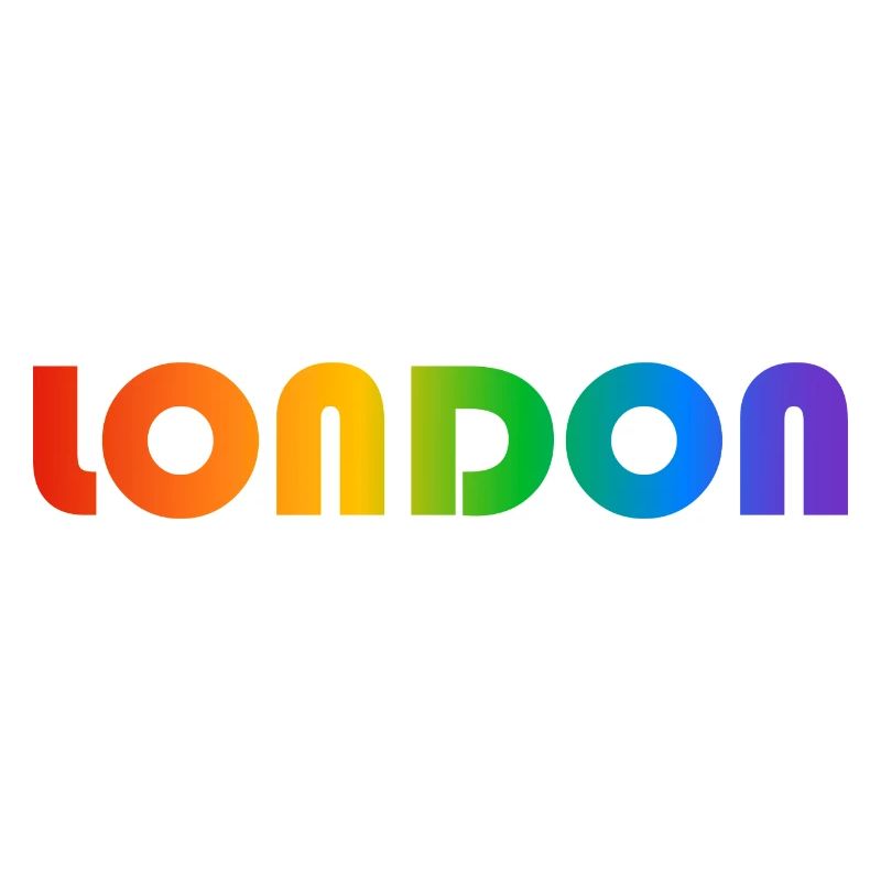 Texte arc-en-ciel de Londres