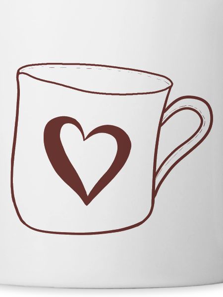 Mug with heart