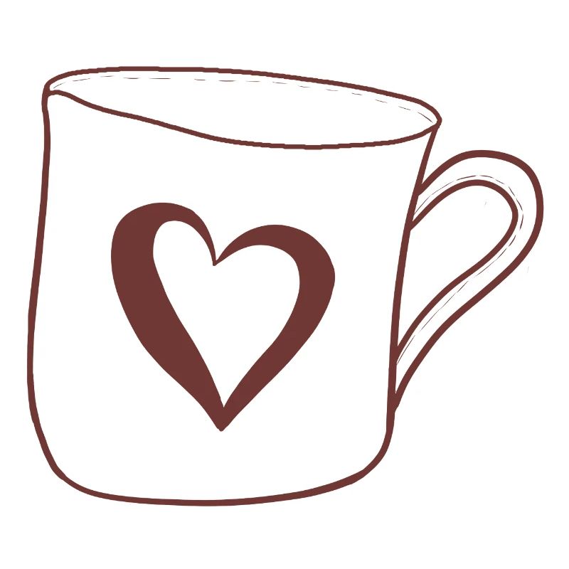 Mug avec coeur