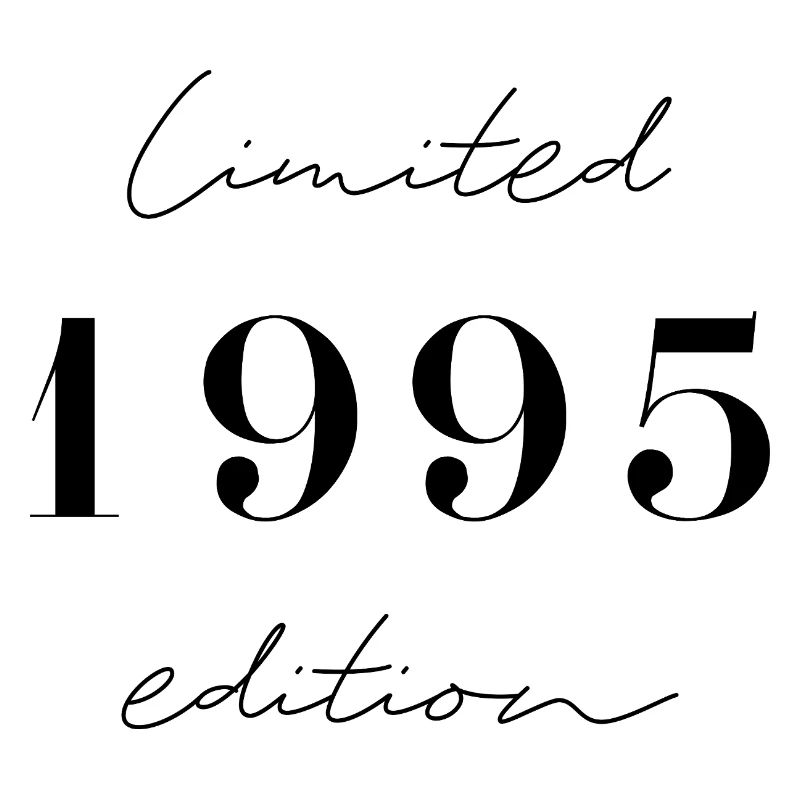 Édition limitée 1995 Anniversaire 1995 Né 1995