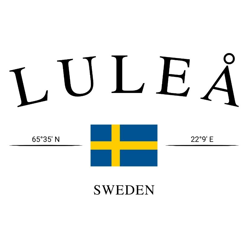 Luleå, Suède – Souvenir et cadeau de Noël