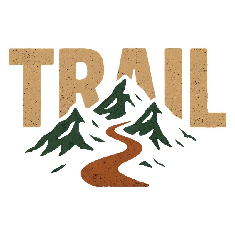 Mountain Trail Route und Gipfel