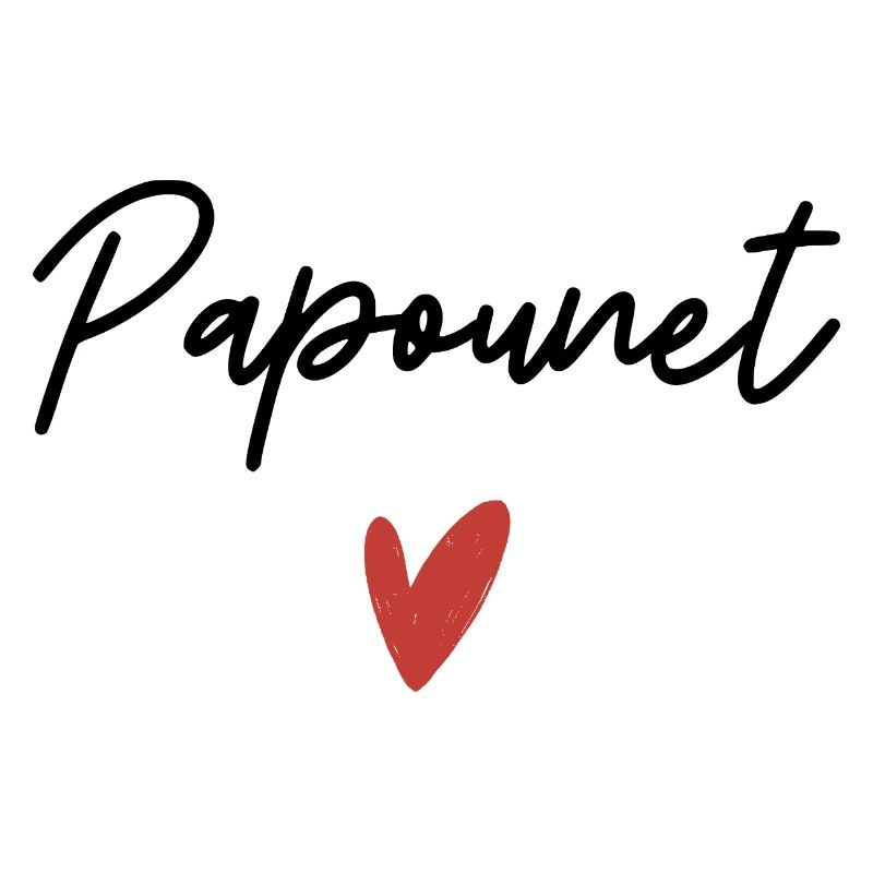 Papounet coeur idée cadeau 