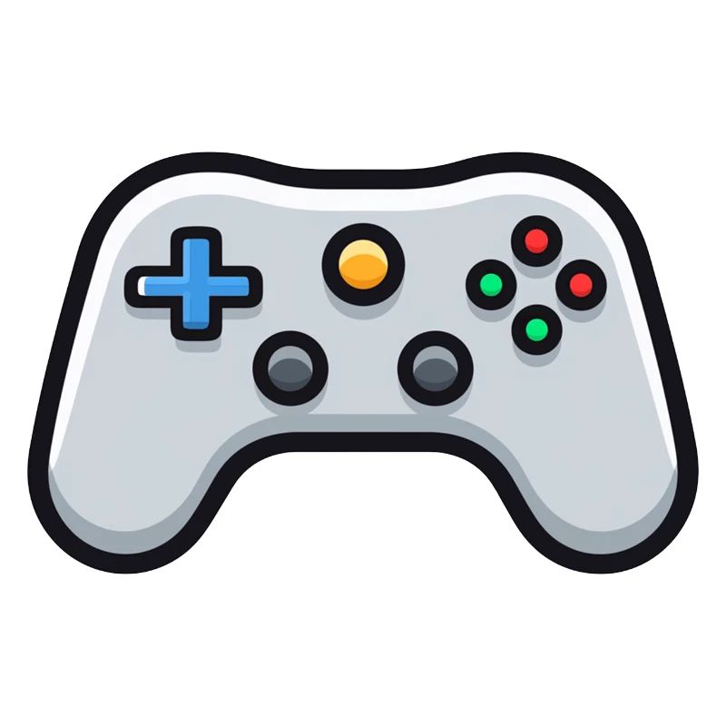 Logo Manette de Jeu, contrôleur, console rétro