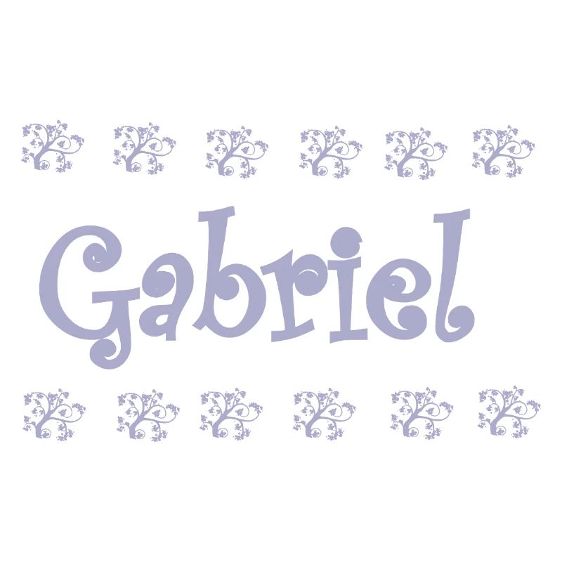 Gabriel Florale Pastel Name Deco