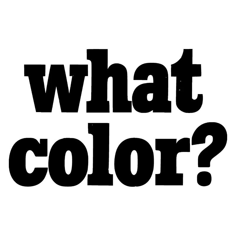 Quelle couleur ? - noir