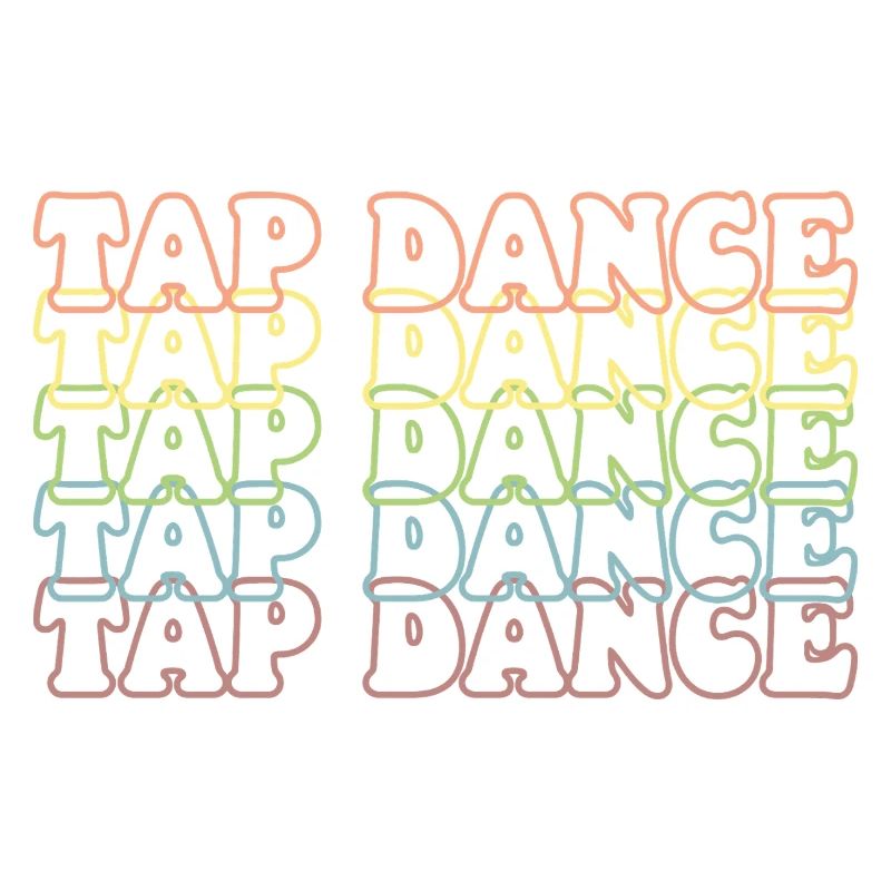Tap Dance Pastell Regenbogen