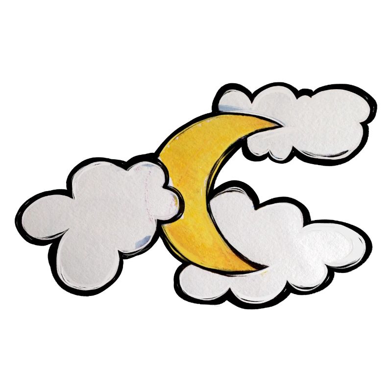 Moonlit Cloud Sketch