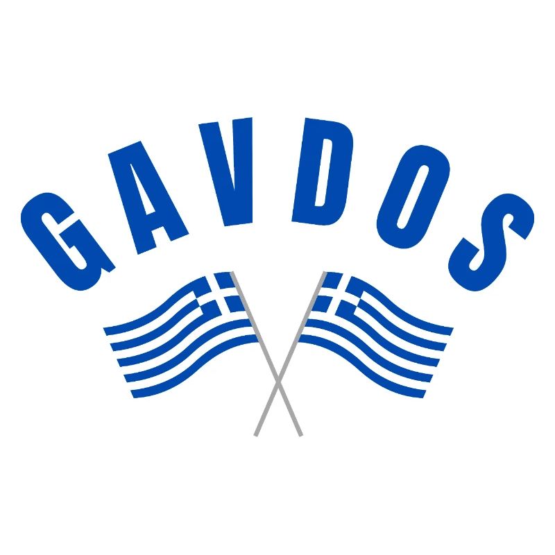 Drapeaux grecs de Gavdos croisés - Fierté insulaire