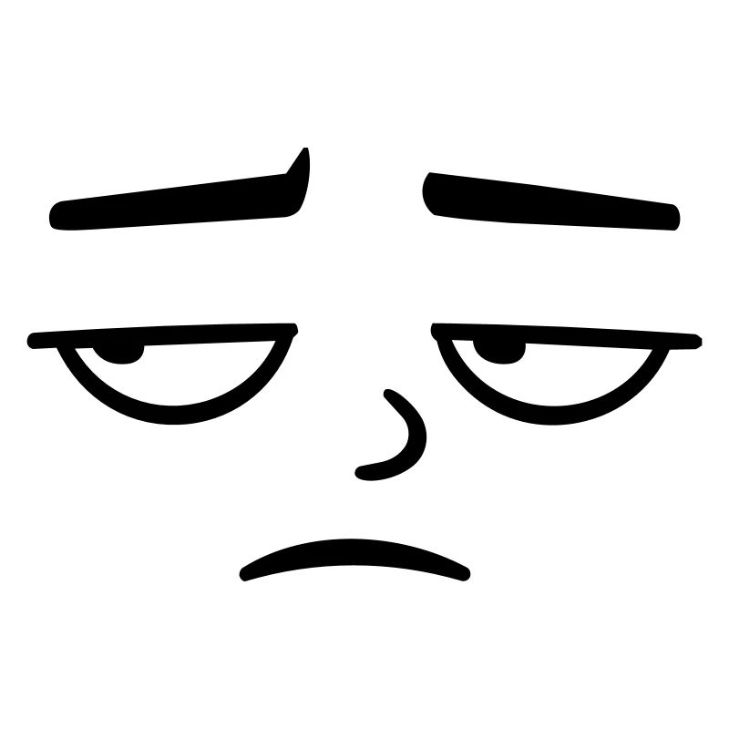 Grumpy sad disappointed face funny