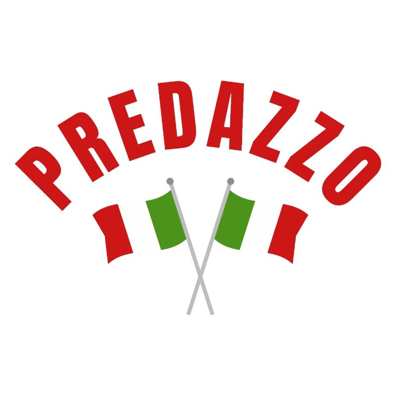 Drapeaux italiens de Predazzo