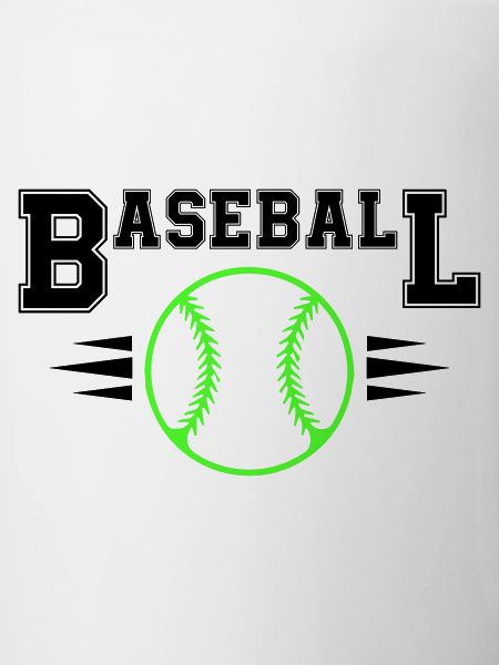 Neon Baseball Ball with Illuminated Stitches