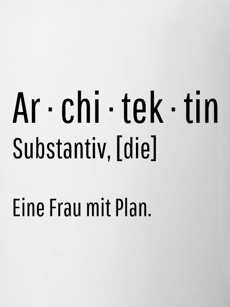 Architektin Substantiv Definition Geschenk