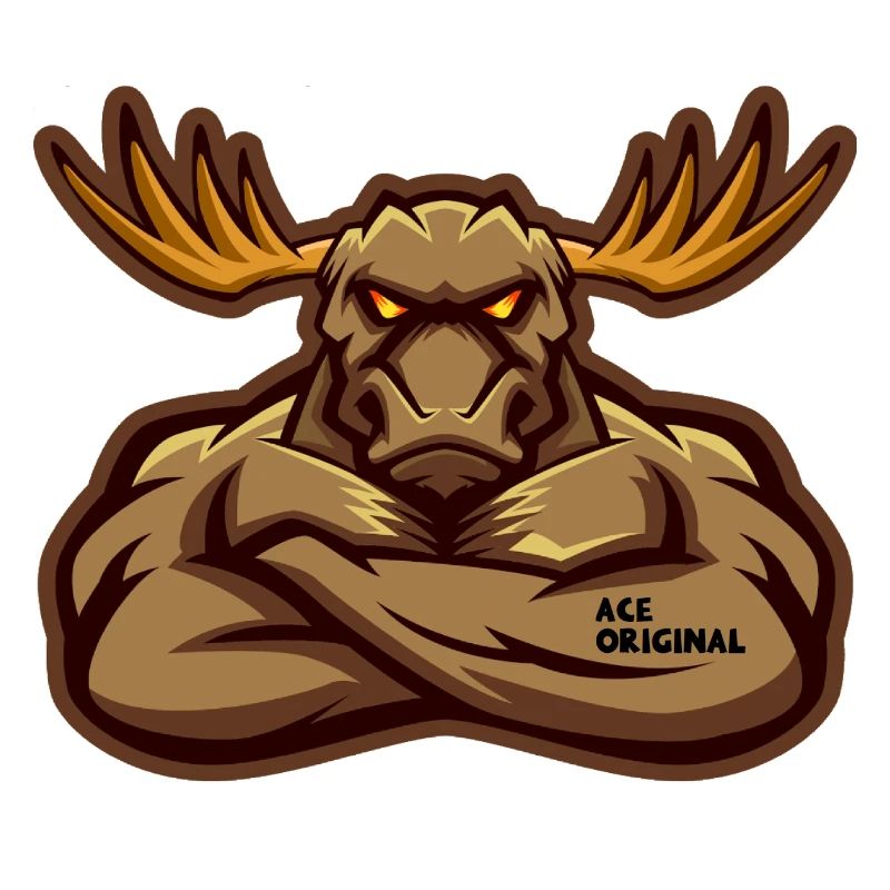 Ace Original Moose Mascot