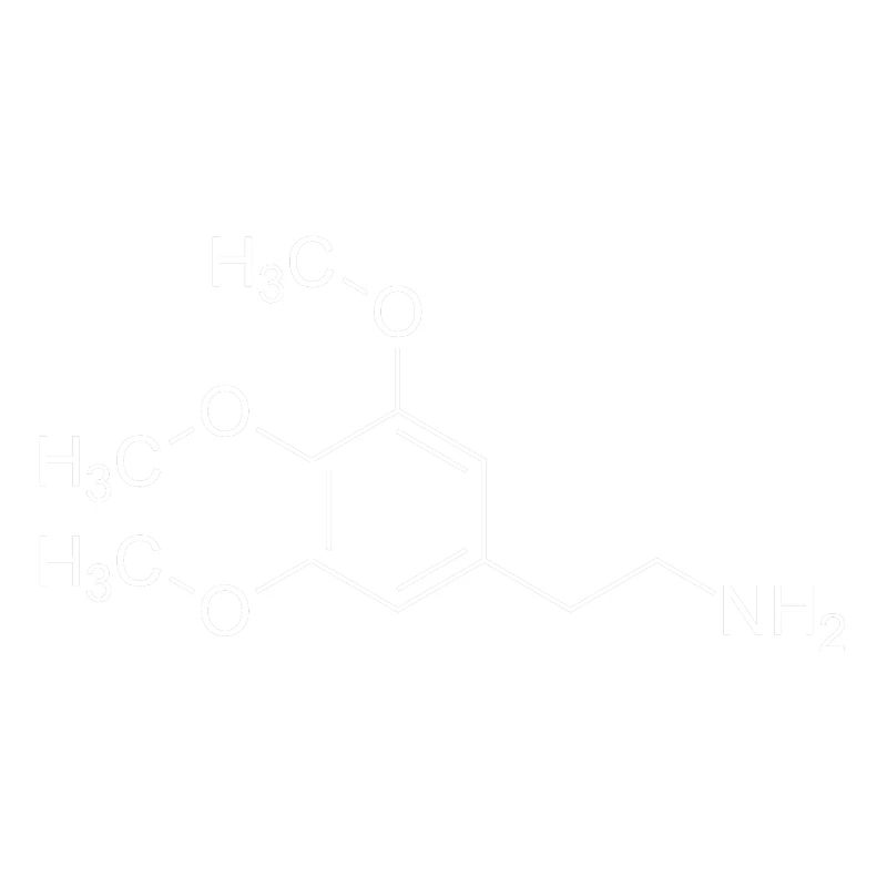 Mescalin Meskalin Strukturformel