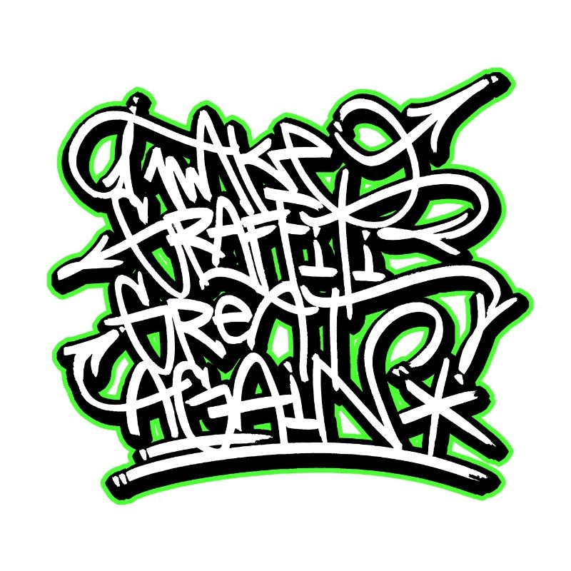 make graffiti great again sprayer cadeau