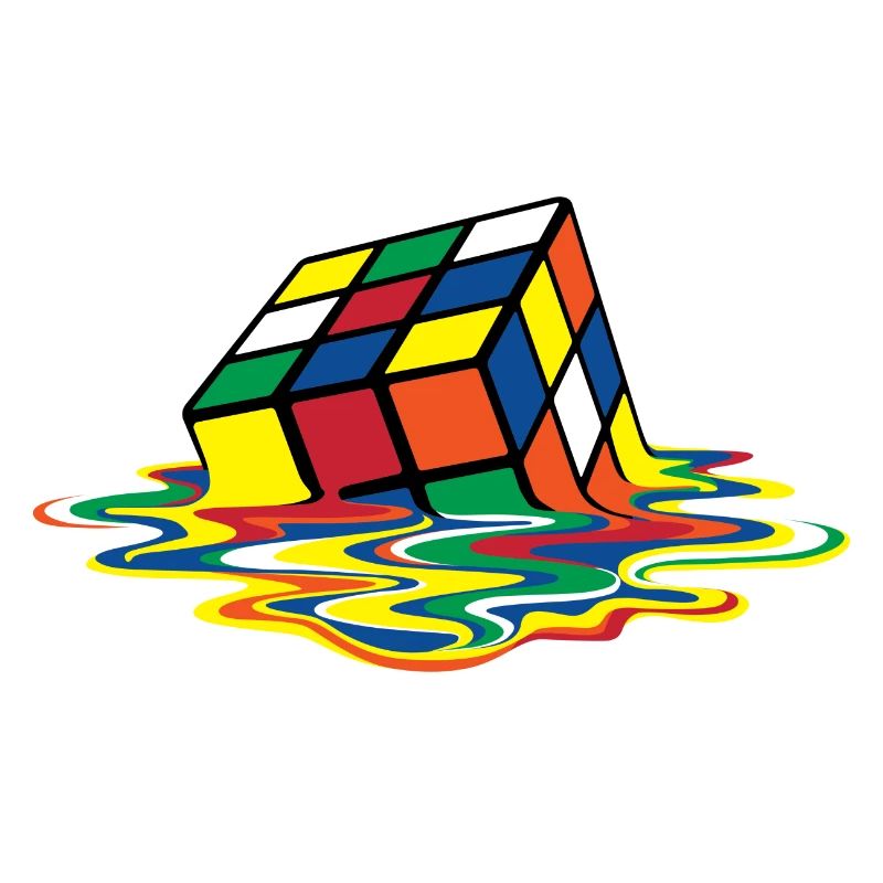 Rubik's Cube Melting Cube