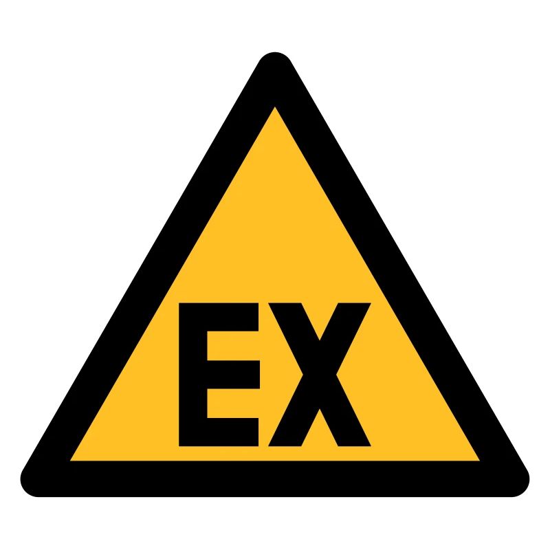 Gefahrensymbol - Explosionsgefahr (2-farbig)
