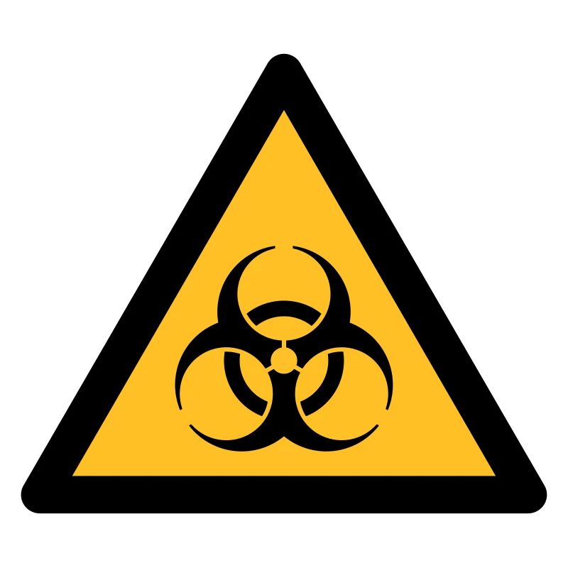 Symbole de danger - Biohazard (2 couleurs)