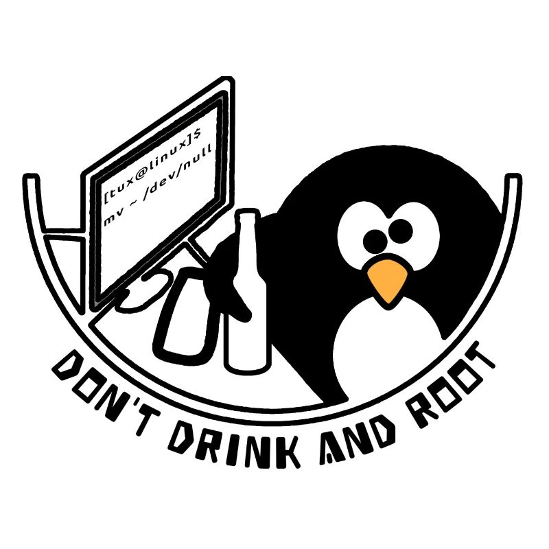 Linux Tux /dev/null