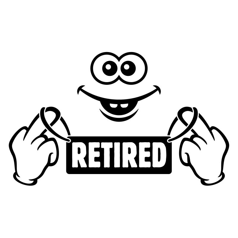 Smiling Face, Middle Finger, Retired (Retirement)