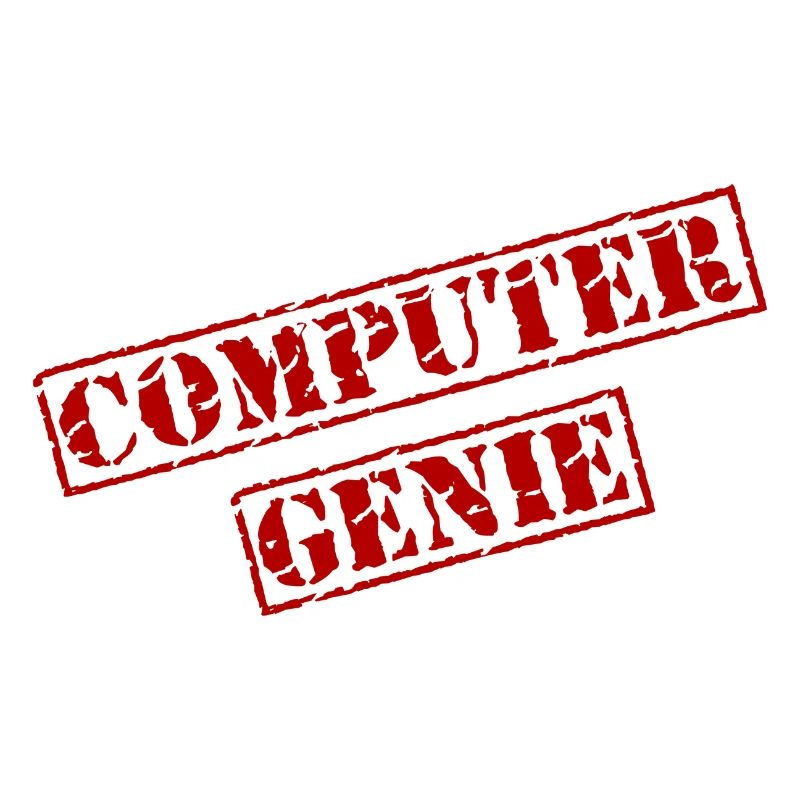 Stempel "Computergenie"