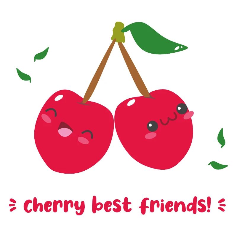 Cherry best Friends Kirschen Früchte BFF Kinder
