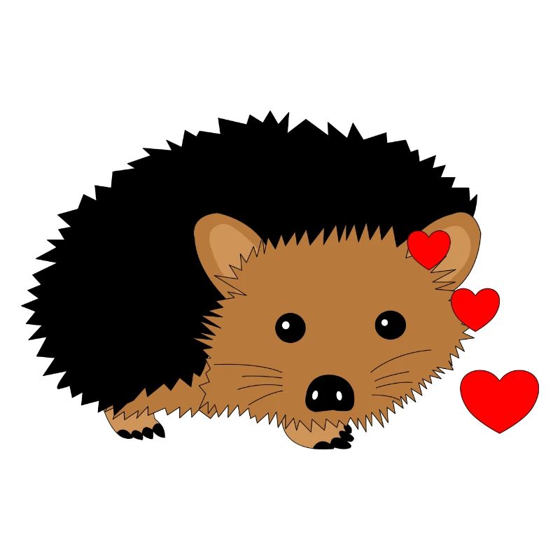 Hedgehog Valentine's Day