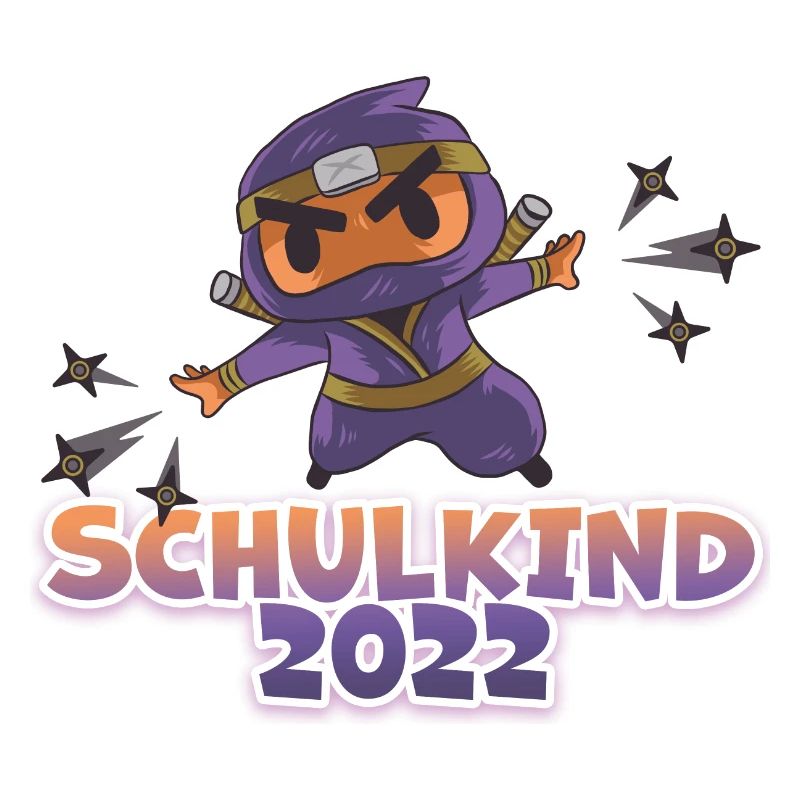 Endlich Schulkind 2022, Schulanfang mit Ninja