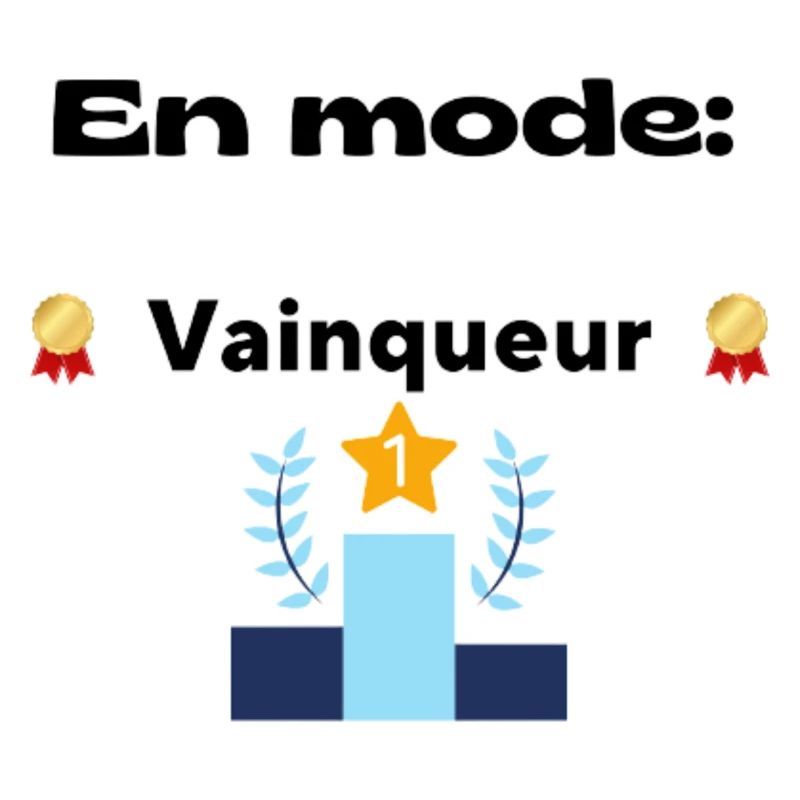 En mode vainqueur