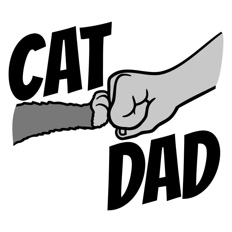 Cat Dad Logo Design