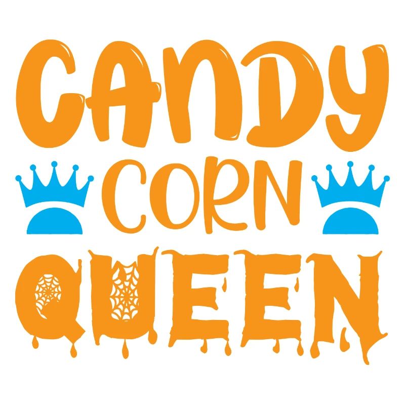 Candy corn queen - halloween humor