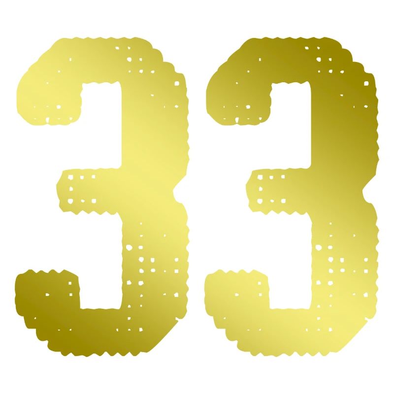 33 Maillot numéro