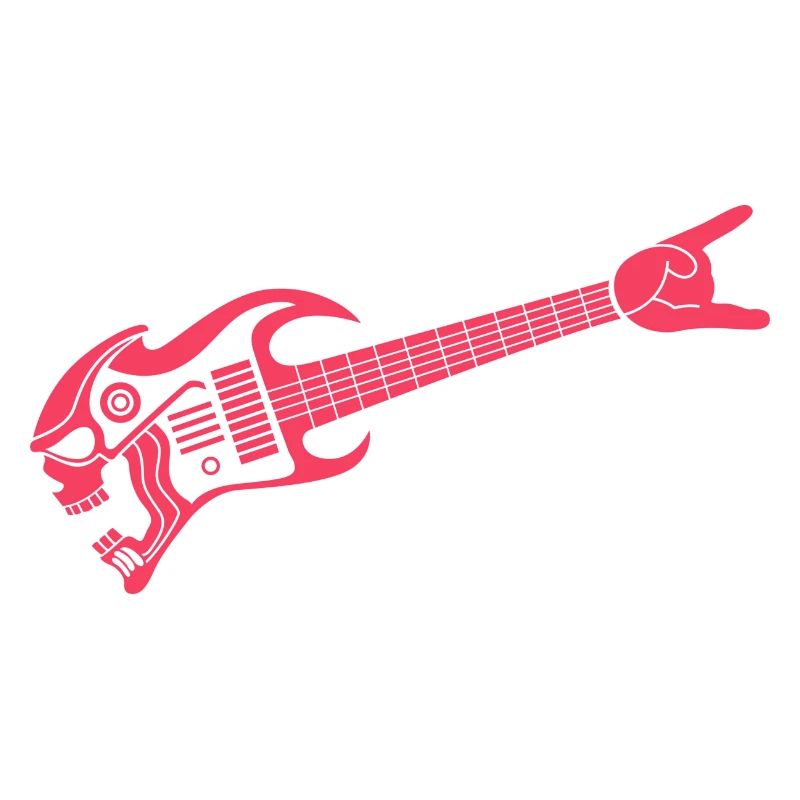 Gitarre Rot Logo