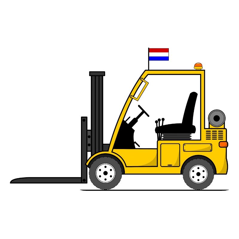 Forklift Holland Flag