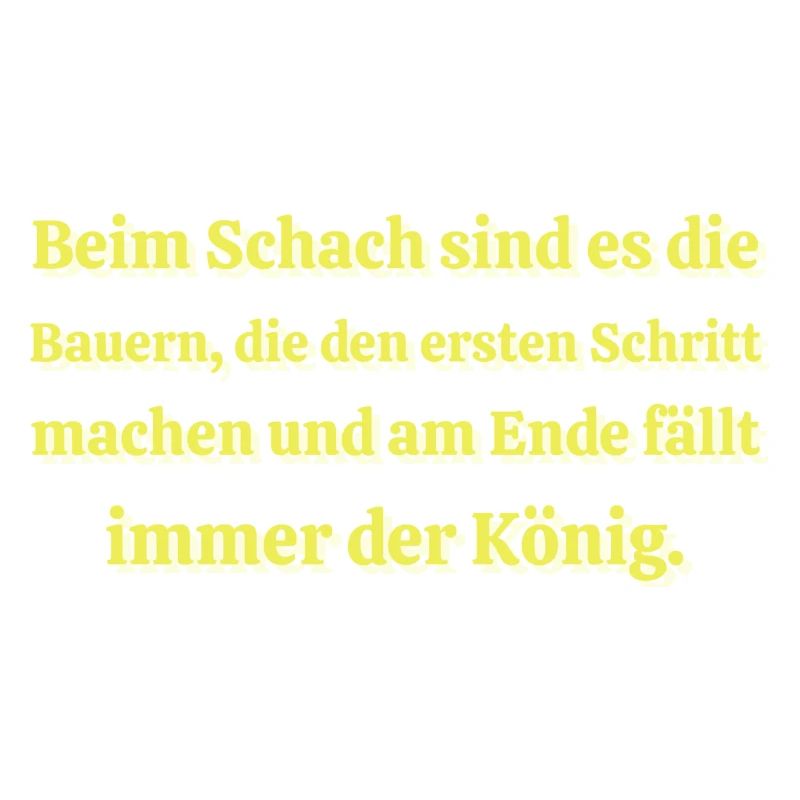 Bauer Protest König fällt