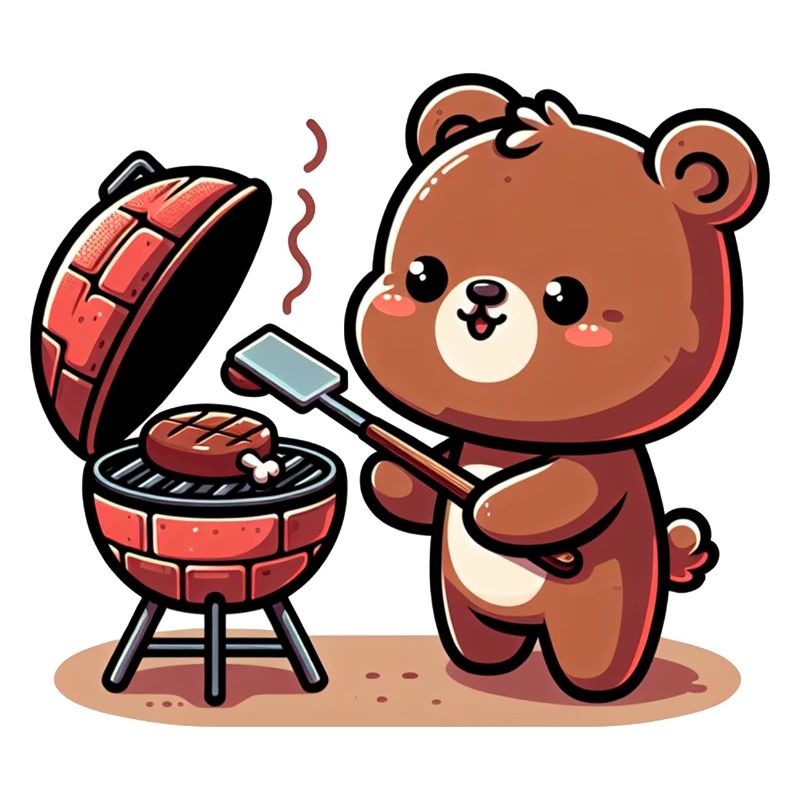 Cute BBQ Bear