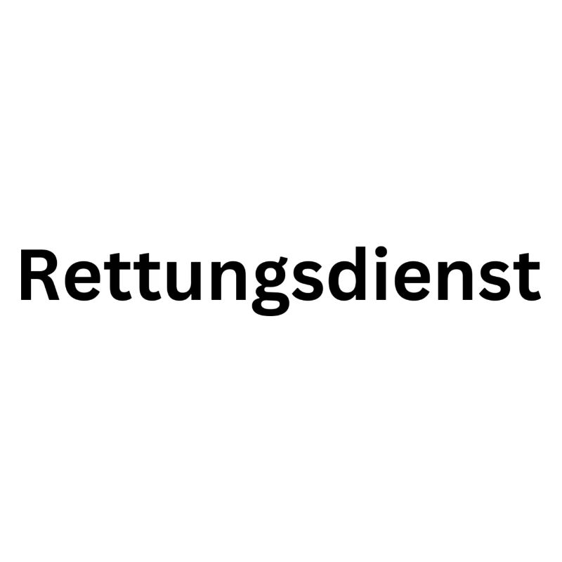 Lettering "Rescue Service"