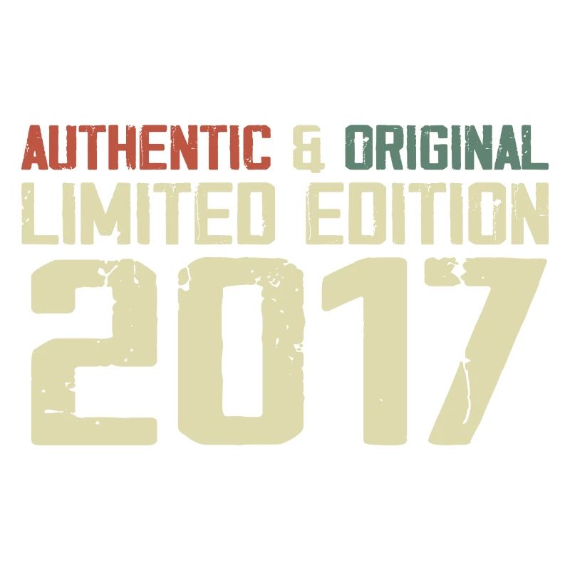 2017 Cadeau Anniversaire 2017 Vintage 2017 Rétro