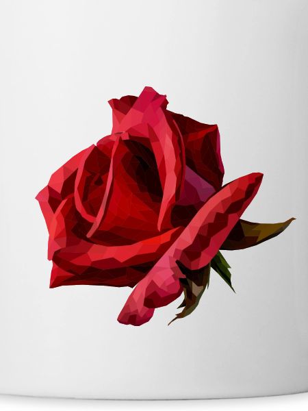 Red Rose Polyart