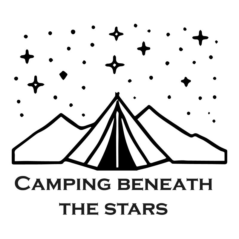 Zelt unter den Sternen - Camping unter den Sternen Design
