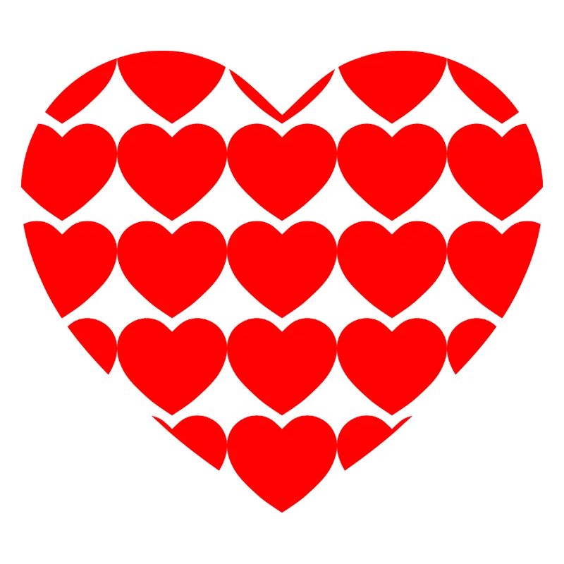 Coeur avec des coeurs