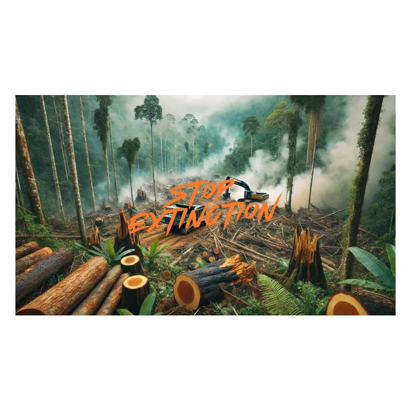Stop Extinction: Waldschutz Design