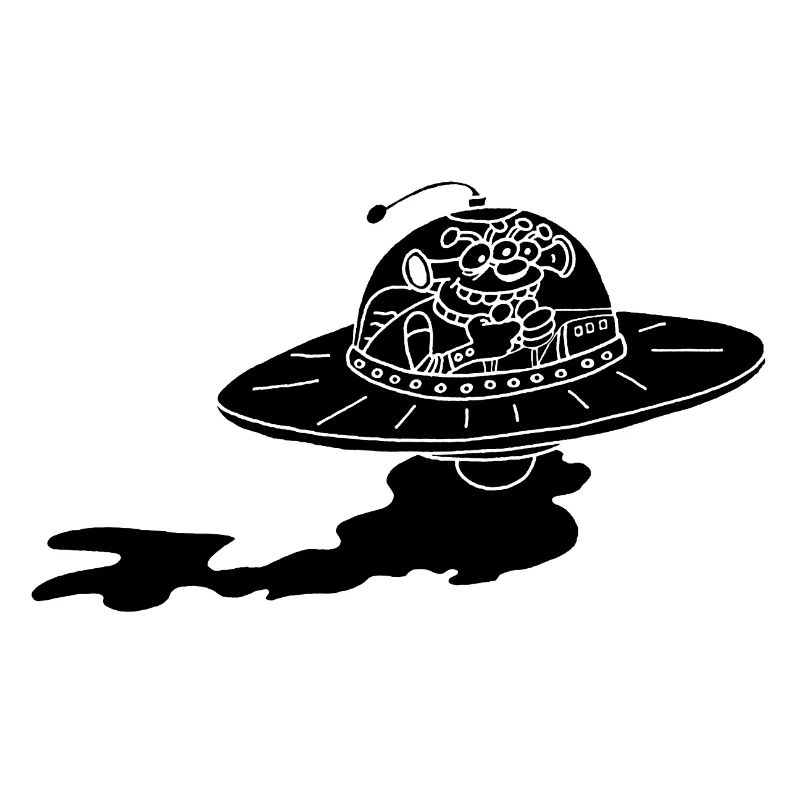 Alien Spaceship (Black)