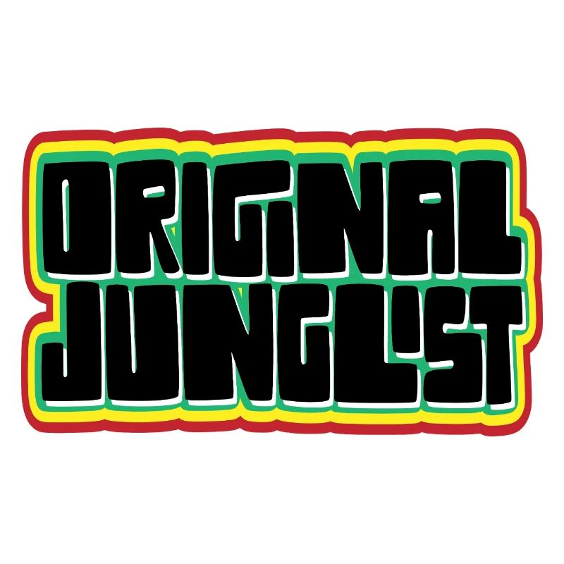 Original Junglist DNB Emblem