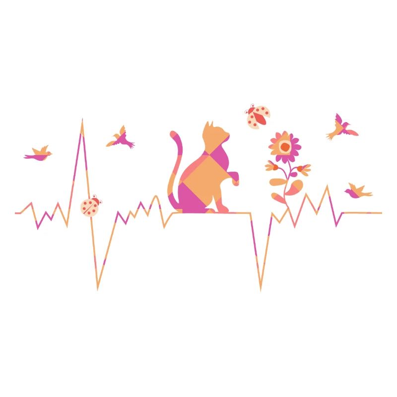 Chat - Battement de cœur
